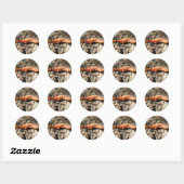 Eastern Newt Ronde Sticker (Vel)