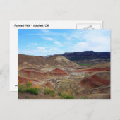 Eastern Oregon Painted Hills Vista Briefkaart (Voorkant / Achterkant)