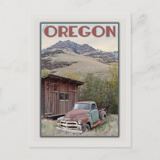 Eastern Oregon Truck Briefkaart (Voorkant)
