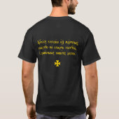 Eastern Orthodox Great Schema T-shirt (Achterkant)