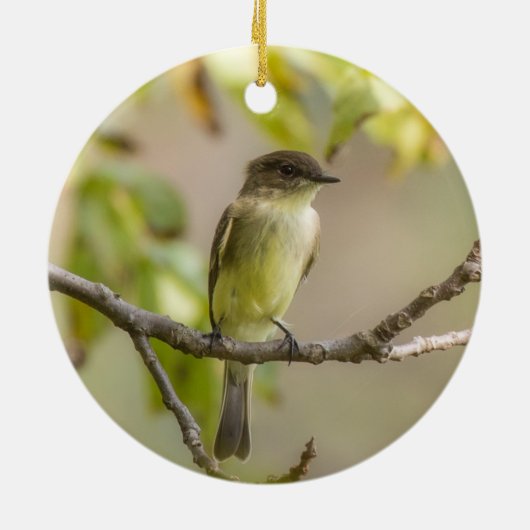 Eastern Phoebe | Keramisch Ornament (Achterkant)