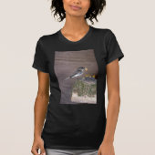 Eastern Phoebe met jonge T-shirt (Voorkant)