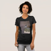 Eastern Phoebe met jonge T-shirt (Voorkant volledig)