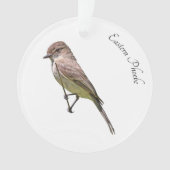Eastern Phoebe Ornament (voorkant)