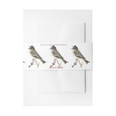 "Eastern Phoebe" Uitnodigingen Wikkel (Voorkant Voorbeeld)