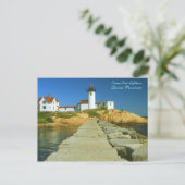 Eastern Point Lighthouse Gloucester MA Briefkaart (Staand voorkant)