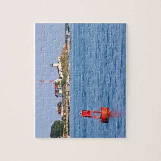 Eastern Point Lighthouse, Gloucester Massachusetts Legpuzzel (Verticaal)