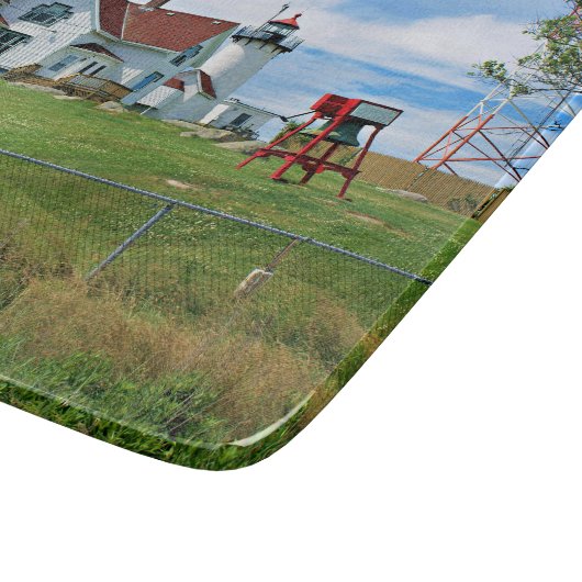 Eastern Point Lighthouse, MA Cutting Board Snijplank (Hoek)