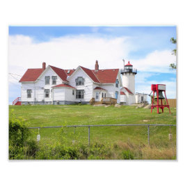 Eastern Point Lighthouse, Massachusett Photo Print Foto Afdruk