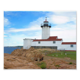 Eastern Point Lighthouse, Massachusett Photo Print Foto Afdruk