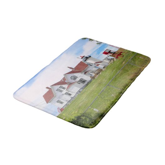 Eastern Point Lighthouse, Massachusetts Bath Mat (Gekanteld)