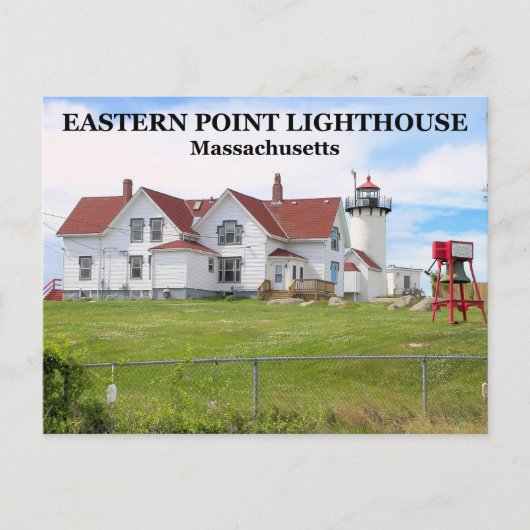 Eastern Point Lighthouse, Massachusetts Briefkaart (Voorkant)