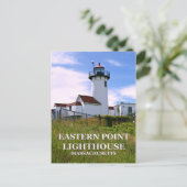 Eastern Point Lighthouse, Massachusetts Briefkaart (Staand voorkant)
