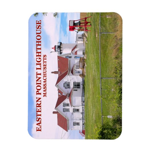 Eastern Point Lighthouse, Massachusetts Magnet Magneet (Verticaal)