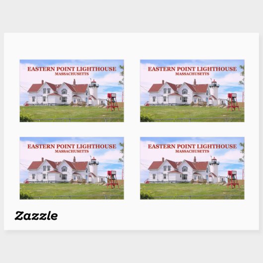 Eastern Point Lighthouse, Massachusetts Sticker (Vel)