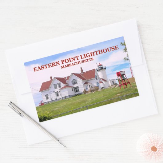 Eastern Point Lighthouse, Massachusetts Sticker (Envelop)