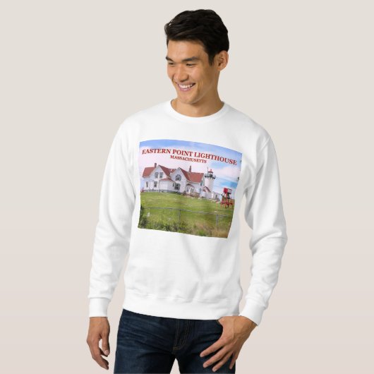Eastern Point Lighthouse, Massachusetts Sweatshirt (Voorkant volledig)