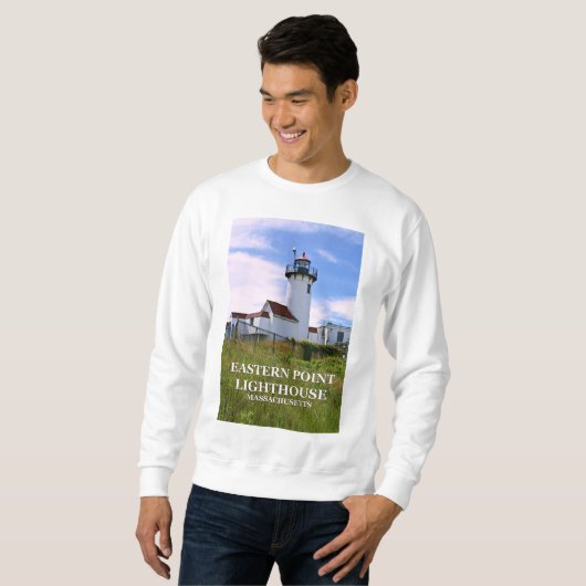Eastern Point Lighthouse, Massachusetts Sweatshirt (Voorkant volledig)