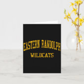 Eastern Randolph High School Hs-ontwerp Kaart (Gele Bloem)