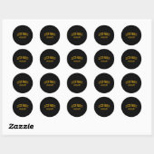 Eastern Randolph High School Hs Ronde Sticker (Vel)
