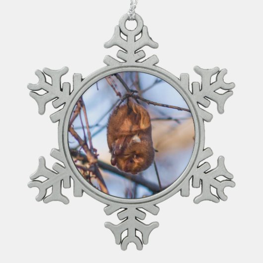 Eastern Red Bat Tin Sneeuwvlok Ornament (Voorkant)