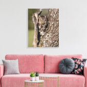 Eastern Screech Owl Canvas Afdruk (Insitu (Woonkamer))