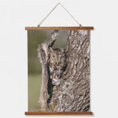 Eastern Screech Owl Hangend Wandkleed (Voorkant)