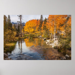 Eastern Sierra, Bishop Creek, uitlaat Californië Poster