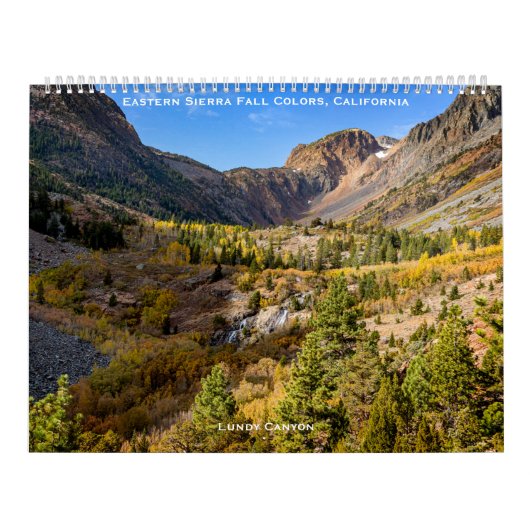 Eastern Sierra Fall Colors, Californië Kalender (Hoes)