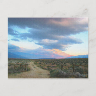 Eastern Sierra Landscape - Owens Valley Briefkaart