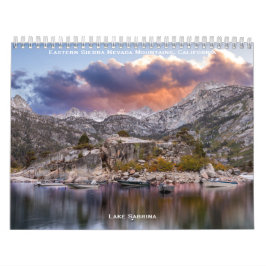 Eastern Sierra Nevada Mountains, Californië Kalender