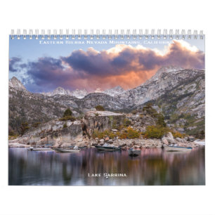 Eastern Sierra Nevada Mountains, Californië Kalender