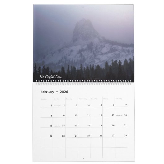 Eastern Sierra Scenic Highway 2026 Calendar Photos Kalender (Feb 2026)