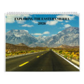 Eastern Sierra Scenic Highway 2026 Calendar Photos Kalender (Hoes)