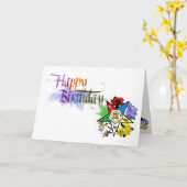 Eastern Star Birthday Card Kaart (Gele Bloem)