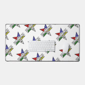 Eastern Star Desk Mat (Keyboard & Muis)