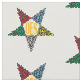 Eastern Star fabric Stof (Close Up)