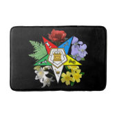 Eastern Star Floral Bath Mat (Voorkant)