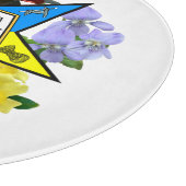 Eastern Star Floral Glass Cutting Board Snijplank (Hoek)