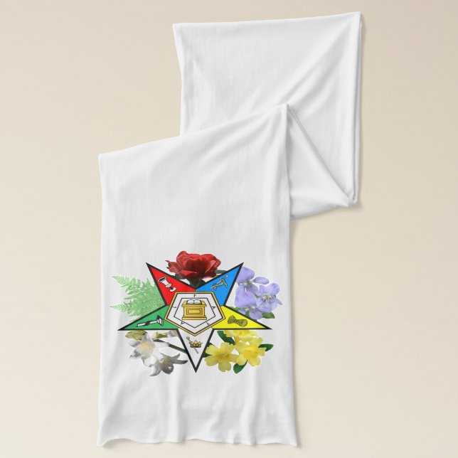 Eastern Star Floral Scarf Sjaal (Links)