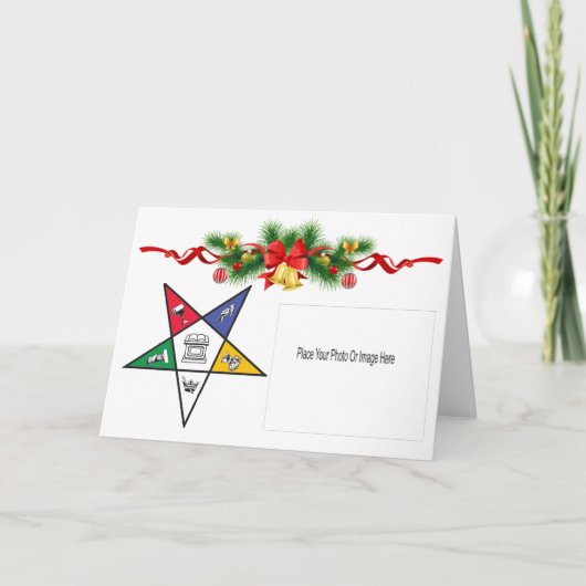 Eastern Star Holiday Greeting Kaart (Voorkant)
