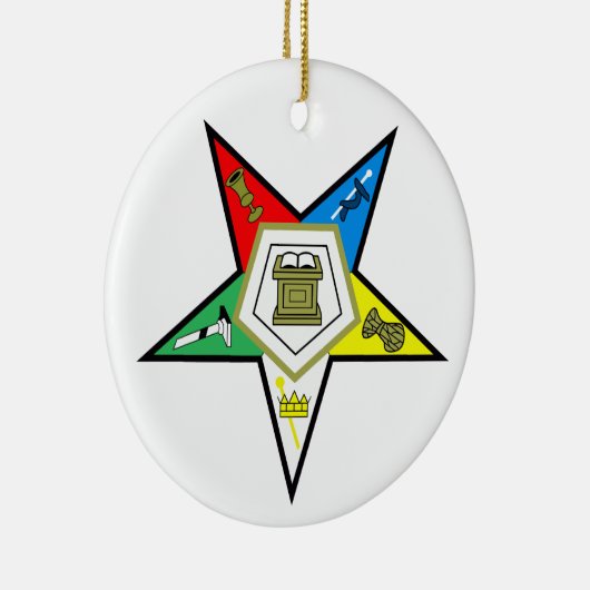 Eastern Star Keramisch Ornament (Rechts)