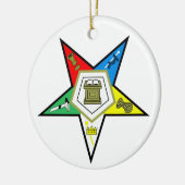 Eastern Star Keramisch Ornament (Links)