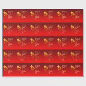 Eastern Star-Matt. Verse verpakking voor bijbelpap Cadeaupapier (Vlak)