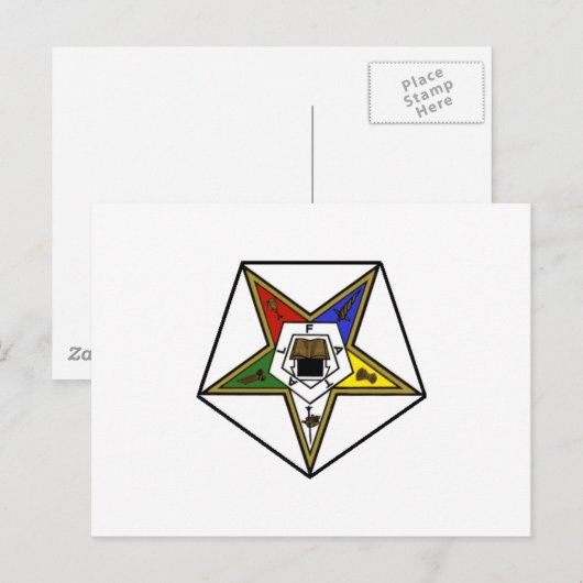 Eastern Star-producten Briefkaart (Voorkant / Achterkant)