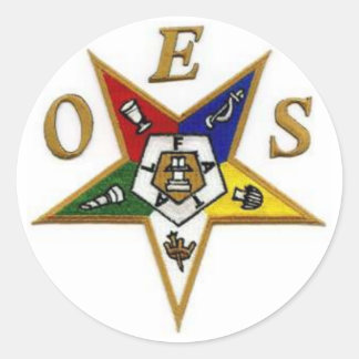 Eastern Star-Sticker Ronde Sticker