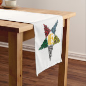 Eastern Star Table Runner Korte Tafelloper (Voorbeeld)