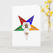Eastern Star Wenskaart Kaart (Gele Bloem)
