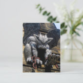 Eastern State Gargoyle CB Briefkaart (Staand voorkant)