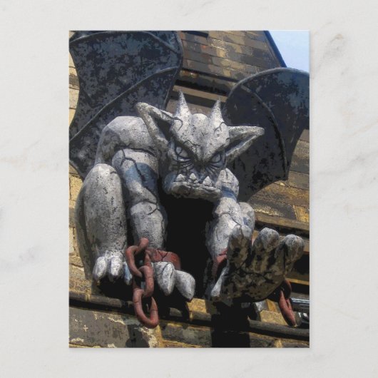 Eastern State Gargoyle CB Briefkaart (Voorkant)